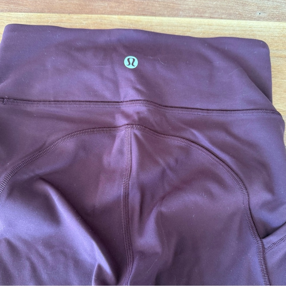 Lululemon Burgundy Leggings
